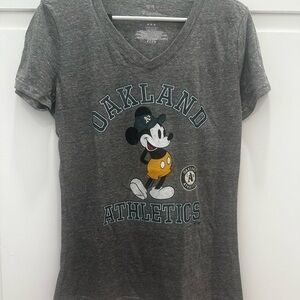 Fanatics Women's Oakland A’s Disney V-Neck T-Shirt